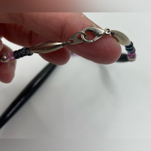 Native American Abalone Shell Horse Necklace made by “Eagle Man” Gorgeous - Picture 9 of 9